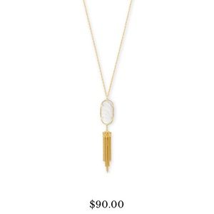 Kendra Scott Rayne Necklace in white pearl